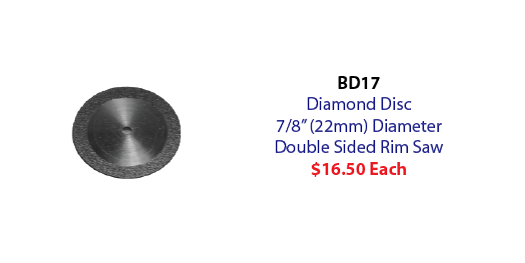 BD17 Diamond Disc - Rim Saw