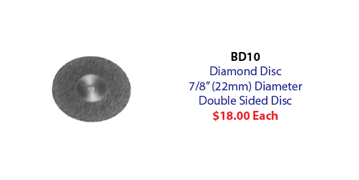 BD10 Diamond Disc - Full Coat