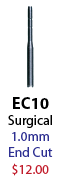 EC10 Surgical Length Diamond Bur