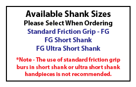 Please select the shank size necessary to fit your handpiece