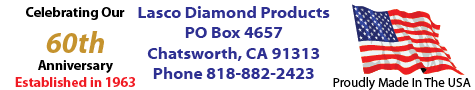 Lasco Diamond Products 60th Anniversary Header