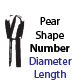Pear Shape Carbide Header