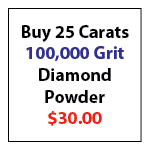 25 Carats 100,000 Grit Diamond Powder