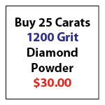 25 Carats 1200 Grit Powder