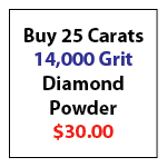 25 Carats 14,000 Grit Diamond Powder