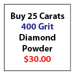 25 Carats 400 Grit Diamond Powder