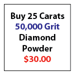 25 Carats 50,000 Diamond Powder