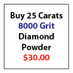 25 Carats 8000 Grit Diamond Powder