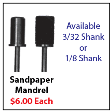 Sandpaper Mandrel