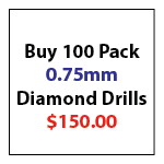 Buy 100 0.75mm Drills
